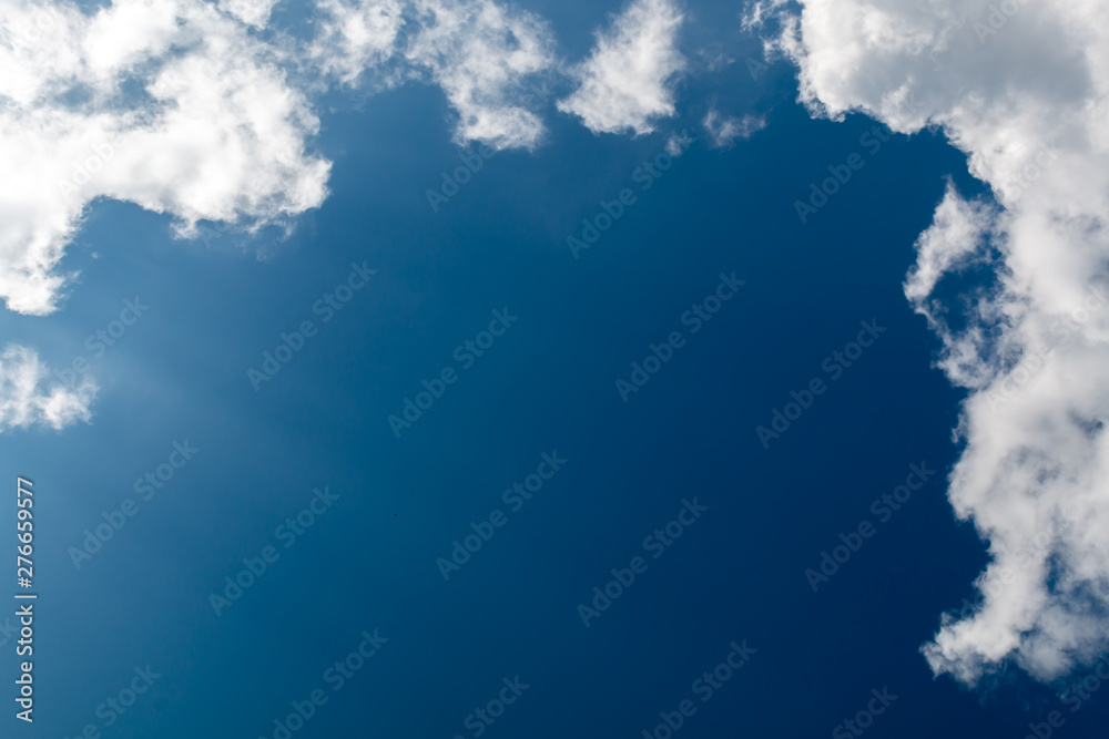 Canvas Prints white cloud object for nature design summer background