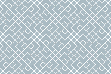 The geometric pattern with lines. Seamless vector background. White and blue texture. Graphic modern pattern. Simple lattice graphic design