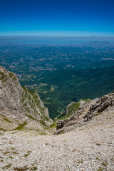 Obraz premium Appennini mountains, Italy - The mountain summit of central Italy, Abruzzo region, above 2500 meters