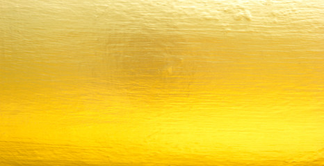 Shiny yellow leaf gold metal texture