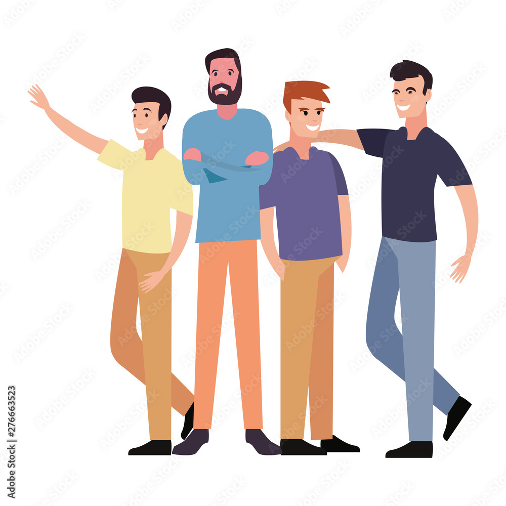 Wall mural people team work icon vector ilustration