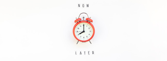 Concept of procrastination and time management