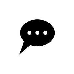 Fototapeta premium Chat symbol icon vector illustration