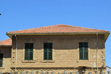 Old history stone building in Cyprus