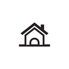 House icon real estate graphic design template vector