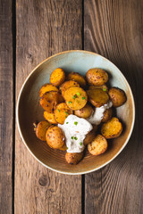 Baked Potatoes with Yoghurt Sauce © Ruslan Mitin
