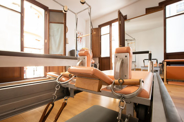 Pilates Machinery  in a gym