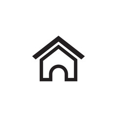 House icon real estate graphic design template vector