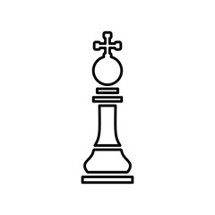 Chess symbol icon vector illustration