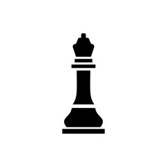 Fototapeta premium Chess symbol icon vector illustration