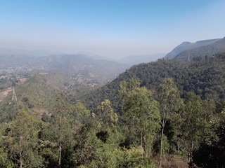 Fototapeta na wymiar galikonda view point, second highest peak in the eastren ghats