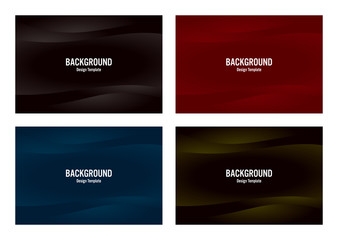 Background Design Template Vector Set