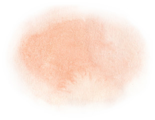 Fototapeta premium Hand painted watercolor gold texture. Hand drawn illustration isolated on white background.