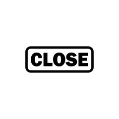 Close symbol icon vector illustration