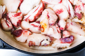 Preparation of traditional Uzbek pilaf