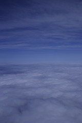 空　上空　雲　青空