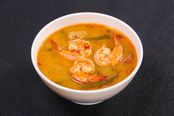 Famous Thai Tom Yam soup