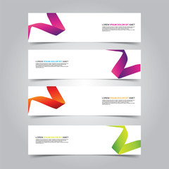 Vector Abstract banner web template