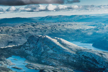 Gaustatoppen Scandinavia Skandynawia Norway Norge Norwegia Telemark Rjukan	