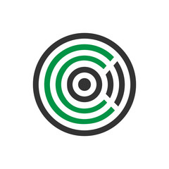 vector illustration abstract mosquito letter c icon logo design