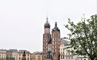 Fototapeta na wymiar Marienkirche Krakau