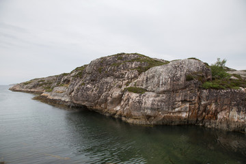 Norway island Averoy Nordic landscape North autumn picture