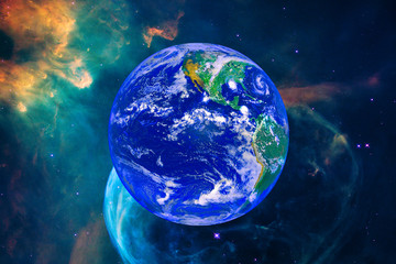 Spectacular planet earth. The elements of this image furnished by NASA.