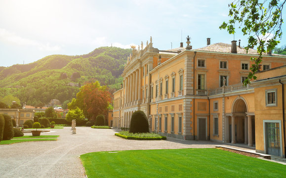 Villa Olmo near the Como lake.