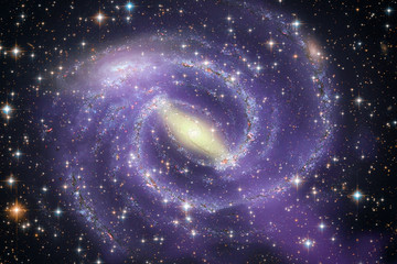 Star field in space a nebulae and a gas congestion. The elements of this image furnished by NASA.