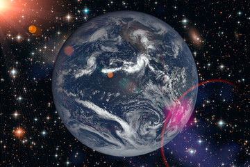 Spectacular planet earth. The elements of this image furnished by NASA.