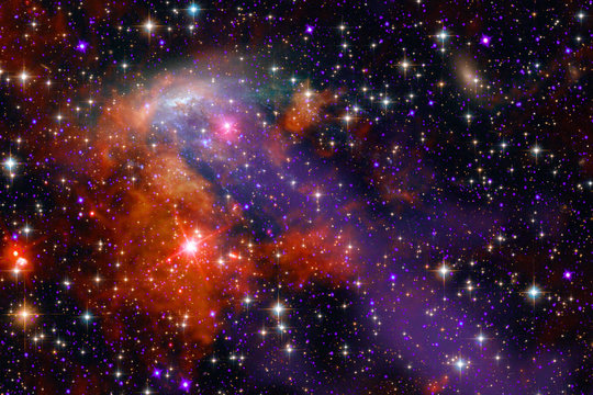 Star field in space a nebulae and a gas congestion. The elements of this image furnished by NASA. © wowinside