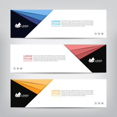 modern design, web banner template, vector illustration