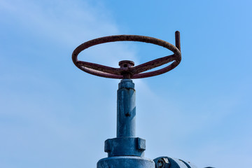 Oil pump and pipeline in oil field