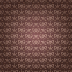 Royal background pattern in vintage style
