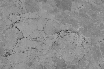 wall with old plaster and cracks, monochrome, seamless texture