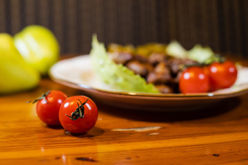 mortar and pestle with spices