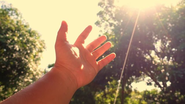 Human hands open palm up worship. Eucharist Therapy Bless God Helping Repent Catholic Easter Lent Mind Pray. Christian Religion concept background. fighting and victory for god