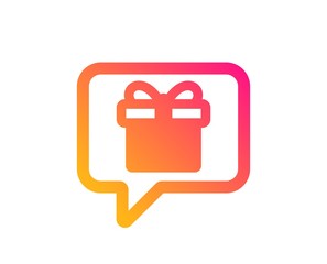 Fototapeta premium Dreaming of Gift icon