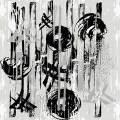 Graffiti Abstract beautiful colorful background grunge texture illustration