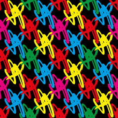 Graffiti abstract seamless pattern grunge effect vector illustration