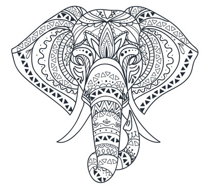 Free Free 74 Tribal Elephant Svg Free SVG PNG EPS DXF File