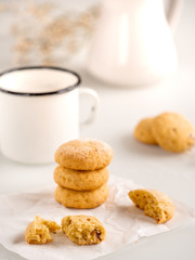 orange cookies in a light vein
