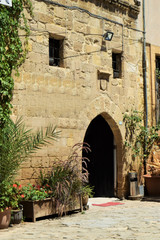 Fototapeta na wymiar Old history stone building in Cyprus