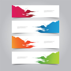 Vector Abstract banner web template