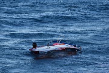 windsurfer training for championship