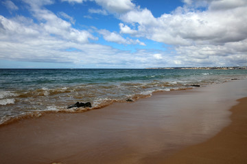 Strand an der Algarve. Portugal