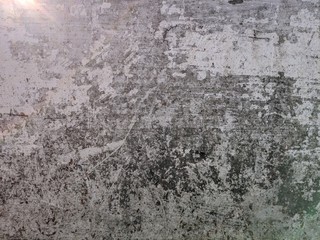 full frame white grunge concrete textured backdrop background