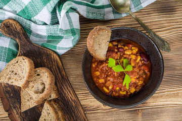 Mexican chili con carne.