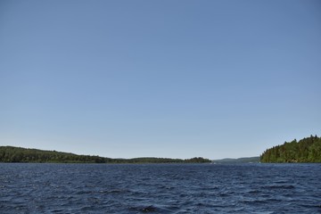 Partie du réservoir Taureau, Québec, Canada