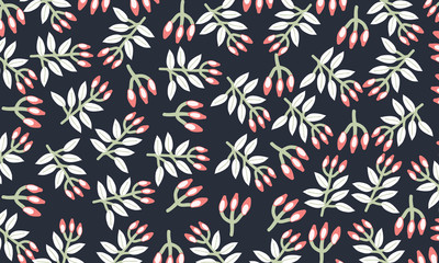 Fototapeta premium Graphical Lotus Leaves background